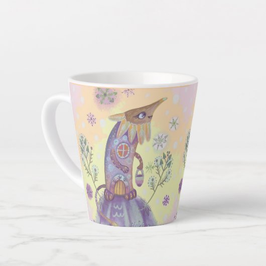 妖精クリスマス カフェラテマグ (左アングル)