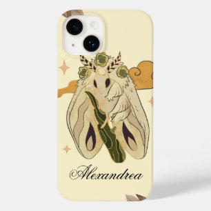 妖精グラフィックアート、神秘的な蛾 Case-Mate iPhone 14ケース