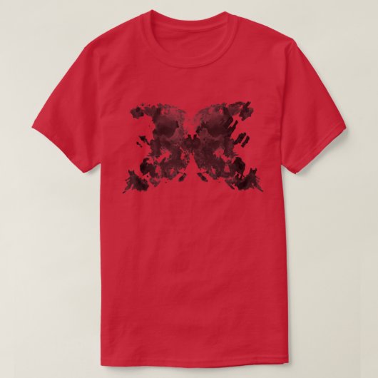 妖精グランジ妖精の美学ダークバタフライロ Tシャツ (デザイン正面)