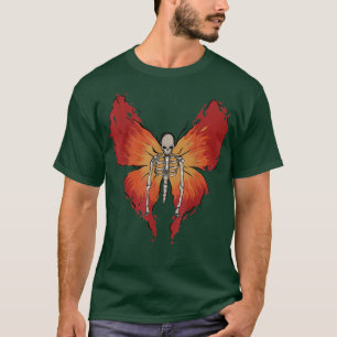 妖精グランジ美蝶スケルトンアート Tシャツ
