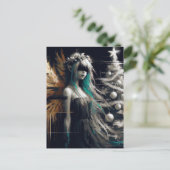 妖精グリッチクリスマス ポストカード (スタンド正面)