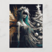 妖精グリッチクリスマス ポストカード (正面)