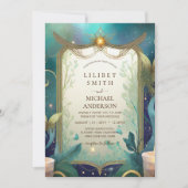 妖精コア結婚式招待状妖精 招待状 (正面)