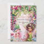 妖精コテージマジカルバースデーパーティー 招待状 (裏面)