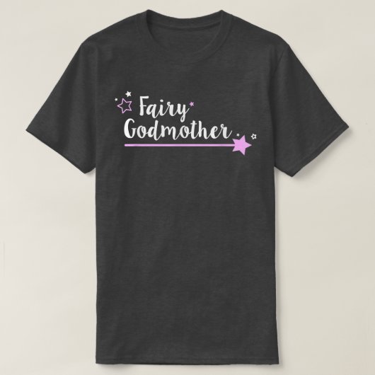 妖精ゴッドマザーキュートWandスターファンタジーギフト Tシャツ (デザイン正面)