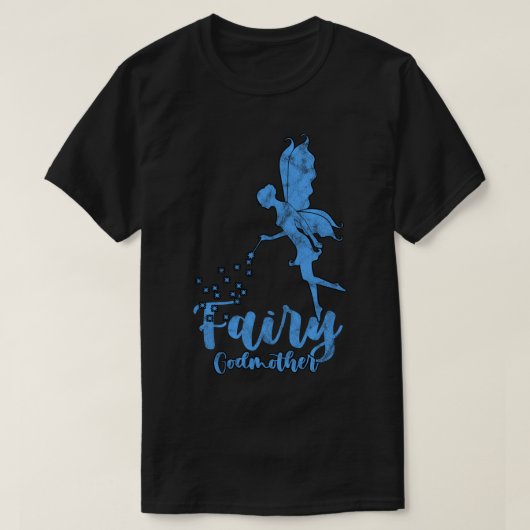 妖精ゴッドマザーフラワーマジカルワンドファンタジーギフト Tシャツ (デザイン正面)