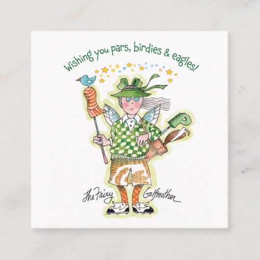 妖精ゴールドマザーの名刺 スクエア名刺 (正面)
