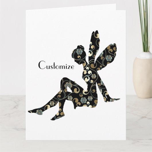 妖精シルエットサンダー_コーブ カード (正面)