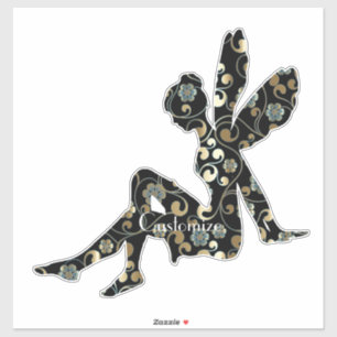 妖精シルエットサンダー_コーブ シール