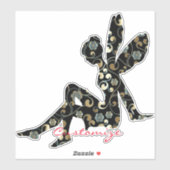 妖精シルエットサンダー_コーブ シール (シート)