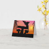 妖精セットノートカード カード (黄色い花)