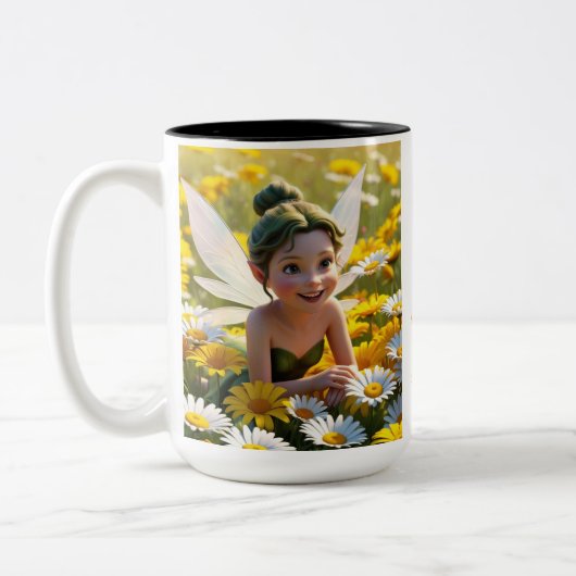 妖精デイジー ツートーンマグカップ (左)