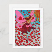 妖精ハート～はがき/招待状 ポストカード (正面/裏面)