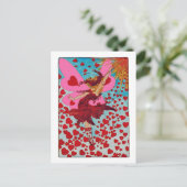 妖精ハート～はがき/招待状 ポストカード (スタンド正面)