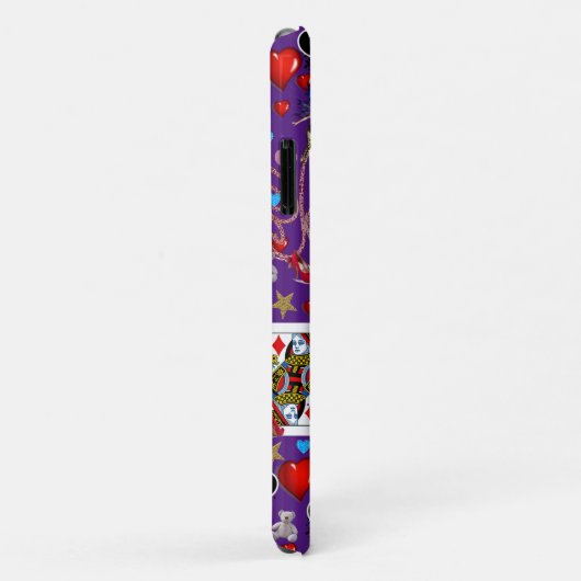 妖精ハートIphoneケースクイーン Case-Mate iPhoneケース (裏面/右)