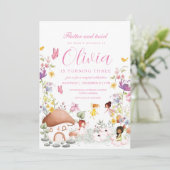 妖精バタフライガーデンピクシーガールズフラワー 招待状 (スタンド正面)