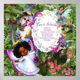 妖精バタフライベビーガール ポスター