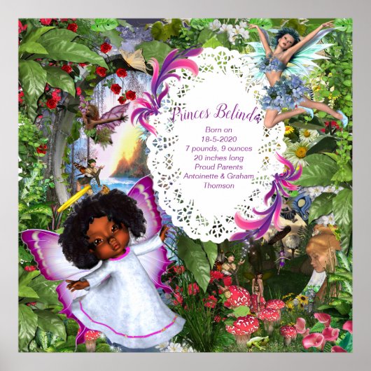 妖精バタフライベビーガール ポスター (正面)