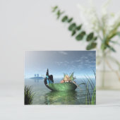 妖精バタフライボート ポストカード (スタンド正面)