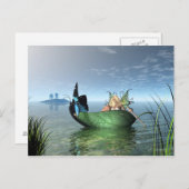 妖精バタフライボート ポストカード (正面/裏面)