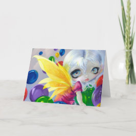 「妖精バルーン」グリーティングカード カード