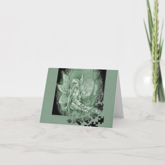 妖精パズルノートカード カード (正面)