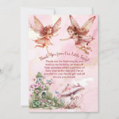 妖精パーソナライズされたをテーマにした サンキューカード (正面)