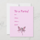 妖精パーティの招待状バイモリーハリソン 招待状 (裏面)