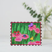 妖精パーティーはがき ポストカード (スタンド正面)