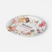 妖精パーティーエンチャントフォレストガーデンフェアリー誕生日 ペーパープレート (アングル)