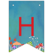 妖精パーティーバンティング国旗のバナー(ハッピーバースデー) バンティングフラッグ (第2の旗)