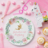 妖精パーティープレート、妖精誕生日またはベビーシャワー ペーパープレート (パーティー)