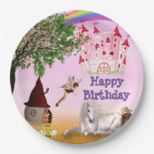 妖精パーティー紙プレート9 カラフル" ペーパープレート (正面)