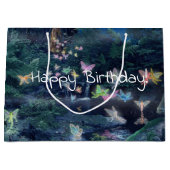 妖精パーティー誕生日 ラージペーパーバッグ (正面)