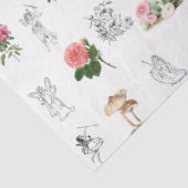 妖精ピンクフローラ&キノコ妖精パターン 薄葉紙 (詳細)