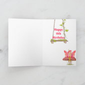 妖精ピンク素朴金ゴールドパーソナルエイジカード カード (内部)