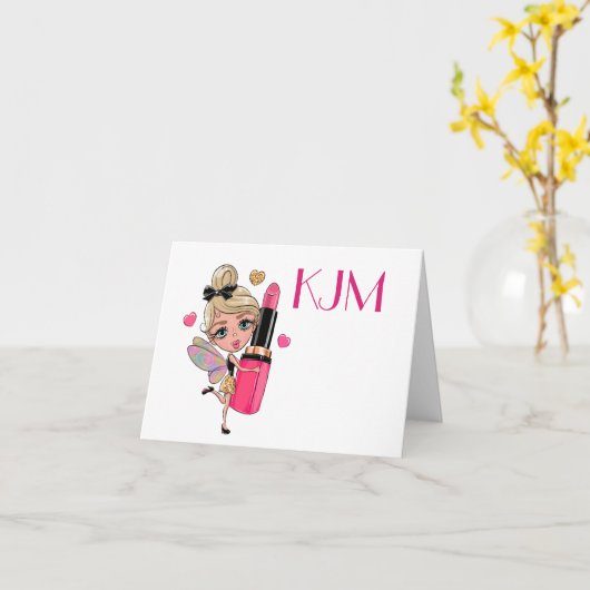 妖精ファンシー カード (黄色い花)