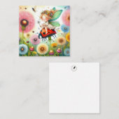 妖精ファンタジー グリーティングカード ノートカード (正面/裏面)