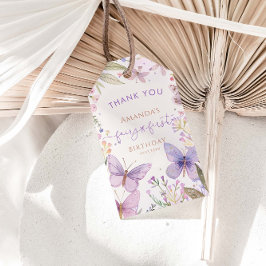 妖精ファースト誕生日ガールサンキューユー ギフトタグ