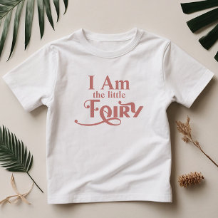 妖精ファースト誕生日パーソナライズされたファミリーマッチング ベビーTシャツ