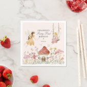 妖精ファースト誕生日魅惑デザート食器 スタンダードカクテルナプキン (インサイチュ)