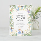 妖精ファースト 1歳の誕生日 マジカルガーデン 招待状 (スタンド正面)