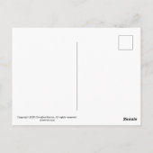 妖精フラワーブーケ葉書 ポストカード (裏面)