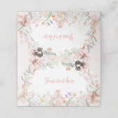 妖精フローラガーデン誕生日フードテント座席表 プレイスカード (外部開封)