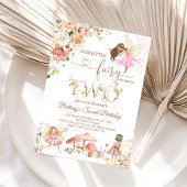 妖精フローラバタフライマジカル誕生日 招待状