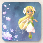妖精フローラ懸命プラスチックのコースター コースター (正面)
