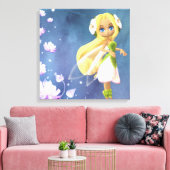 妖精フローラ キャンバスプリント (インサイチュ (リビング))