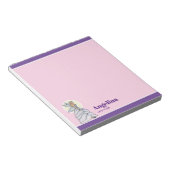 妖精プリンセス花びらドレスファッションイラストレーション ノートパッド (アングル)