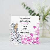 妖精プリンセス花嫁ドレスファッションピンクハートInv (スタンド正面)