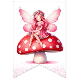 妖精プリンセス ハッピーバースデー ガーランド バンティングフラッグ
